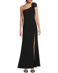 Lulus - Divine Poise One-Shoulder Rose Maxi Dress - Lyst