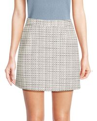 French Connection - Effie Boucle Mini A Line Skirt - Lyst