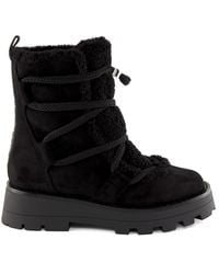 DKNY - Signe 55Mm Faux Shearling Ankle Boots - Lyst
