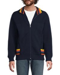 Paul Smith - Ribbed Wool Bomber Jacket - Lyst