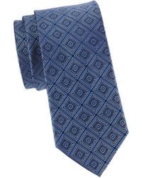 Hickey Freeman - Medallion Silk Tie - Lyst
