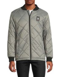 Spyder - Quilted Bomber Jacket - Lyst