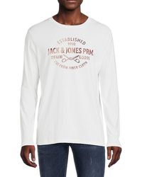 Jack & Jones Long-sleeve t-shirts for Men | Christmas Sale up to 43% off |  Lyst