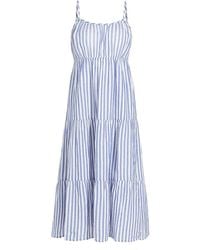 Rails - Blakely Cotton Striped Midi-dress - Lyst