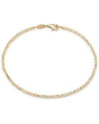 Saks Fifth Avenue - 14k Yellow Gold Beaded Bracelet - Lyst
