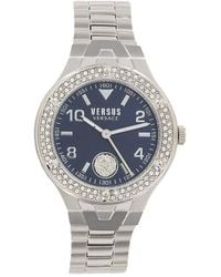 Versus - Vittoria Crystal 38Mm Stainless Steel Quartz Watch - Lyst
