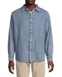 Rag & Bone - Matthew Denim Shirt - Lyst