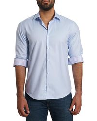 Jared Lang - 'Spread Collar Pima Cotton Shirt - Lyst