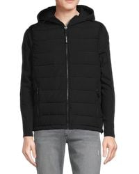 Calvin Klein - Hooded Zip Up Puffer Vest - Lyst