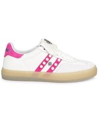 John Richmond - Embellished Leather Sneakers - Lyst