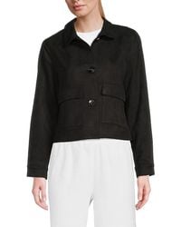 Saks Fifth Avenue - Faux Suede Boxy Jacket - Lyst
