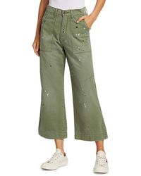 NSF Sedona Painted Baker Trousers - Green