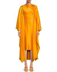 Cult Gaia - 'Kesia High Low Silk Midi Dress - Lyst