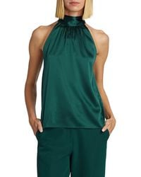 Generation Love - Noemi Silk-Blend Halter Blouse - Lyst