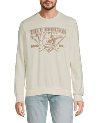 True Religion - Rocking Buddha Logo Sweatshirt - Lyst