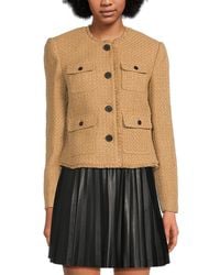 DKNY - Tweed Four-Pocket Jacket - Lyst