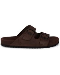 Allen Edmonds Leather Sandals - Brown