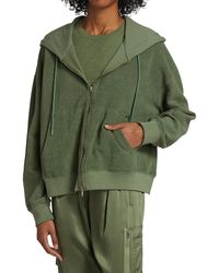 ATM French Terry Zip Hoodie - Green