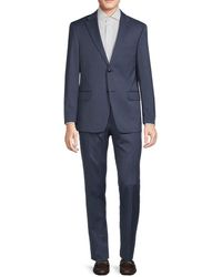 Saks Fifth Avenue - Saks Fifth Avenue Modern Fit Textured Wool Blend Suit - Lyst