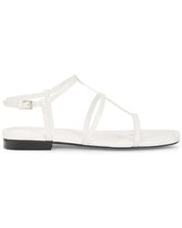 Marc Fisher - Marris T-Strap Flat Sandals - Lyst