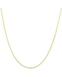 Saks Fifth Avenue 14k Yellow Gold Franco Chain Necklace/22" X 1mm - Metallic