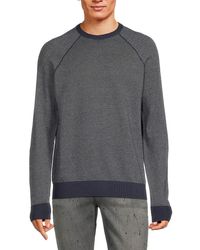 Vince - Birdseye Wool Blend Sweater - Lyst