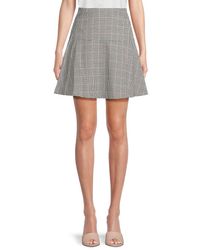 Tommy Hilfiger - Checked Mini Skirt - Lyst