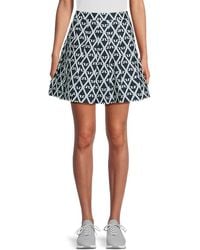 J.Lindeberg - J. Lindeberg Adina Monogram Print Mini Skirt - Lyst