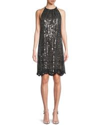 Kobi Halperin - Maya Sequined Lace Sheath Dress - Lyst