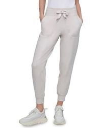 DKNY - Logo Drawstring Jogger Pants - Lyst