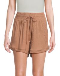Rachel Parcell - Ribbed Pajama Shorts - Lyst