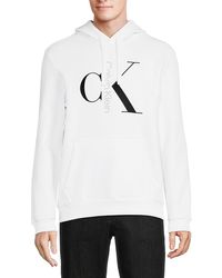 Calvin Klein - Logo Pullover Hoodie - Lyst