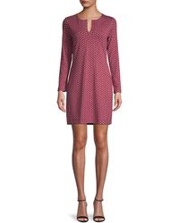 Diane von Furstenberg Reina Star-print Dress - Red