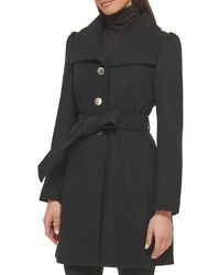 Guess - Wool Blend Peacoat - Lyst