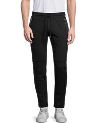 Daniel Won Cotton William Slim Moto Jogger In Dk Grey Gray For Men Lyst Daniel Won Cotton William Slim Moto Jogger In Dk Grey Gray For Men Lyst