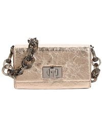 Furla - Leather Chain Shoulder Bag - Lyst