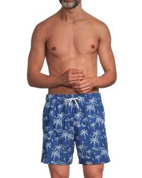 Trunks Surf & Swim - Sano 65 Palm Print Swim Shorts - Lyst