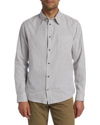 FRAME - Striped Classic Shirt - Lyst