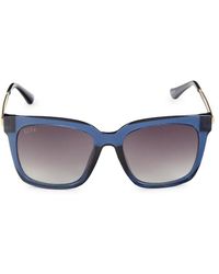 DIFF - Hailey 54mm Rectangle Sunglasses - Lyst