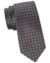 Canali - Medallion Silk Tie - Lyst