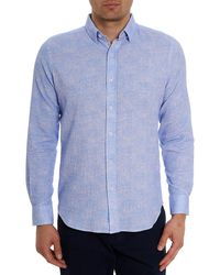 Robert Graham - Reid Cotton Button-Front Shirt - Lyst