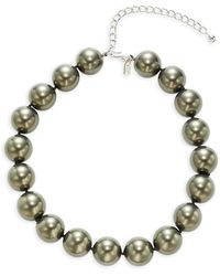 Kenneth Jay Lane - Faux Pearl Beaded Necklace - Lyst