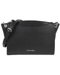 Calvin Klein - Garnet Textured Crossbody Bag - Lyst