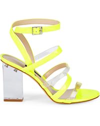 clear heels nine west