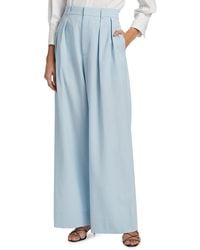 Wardrobe NYC - Wardrobe. Nyc Pleated Wool High-Rise Trousers - Lyst