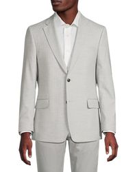 Saks Fifth Avenue - Herringbone Regular-Fit Blazer - Lyst