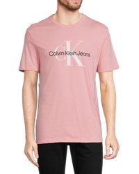 Calvin Klein Logo Tee - Pink