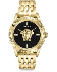 Versace - Ip & Guilloché Dial Bracelet Watch/43Mm - Lyst