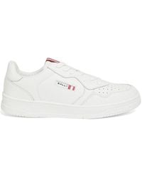 Bally - Logo Leather Low-Top Sneakers - Lyst