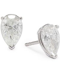 Saks Fifth Avenue - 14k White Gold & 2 Tcw Lab Grown Diamond Stud Earrings - Lyst